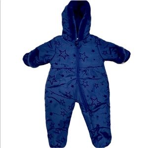 Rothschild baby girls hooded sno suit 3/6 months